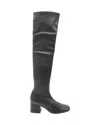 By Far Carlos Over-the-knee Boots In Black Leather In Black