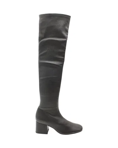 By Far Carlos Over-the-knee Boots In Black Leather