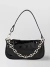 By Far Rachel Chain-linked Mini Shoulder Bag In Black
