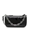 By Far Rachel Chain-linked Mini Shoulder Bag In Black