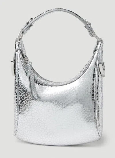By Far Cosmo Handbag In Silver