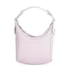 By Far Leather Cosmo Bag With Chain Strap Detail In Purple