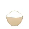 By Far Cream Leather Gib Shoulder Bag