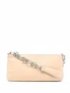 By Far Holly Leather Shoulder Bag In Sand