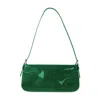 By Far Dulce Bag In Green Patent Leather