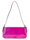 By Far Dulce Iridescent Shoulder Bag In Fuchsia
