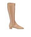 By Far Edie High Boots In Nude