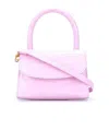 By Far Embossed Handbag In Pink