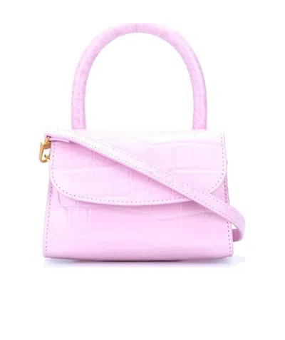 By Far Embossed Handbag In Pink