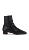 By Far Este 25mm Square Toe Ankle Boots In Black
