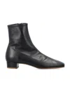 By Far Este Leather Bootie In Black