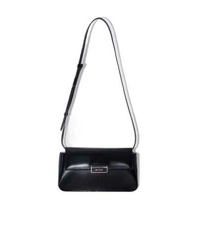 By Far Flip Shoulder Bag In White