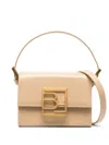 By Far Fran Kraft Leather Handbag In Neutral