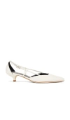 Shop By Far Francine Heel In Ivory