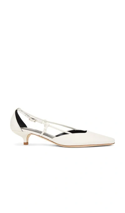By Far Francine Heel In Wh020 Limewash