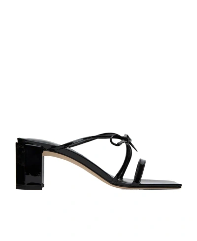 By Far Front-tie 65mm Sandals In Black