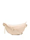 By Far Gib Crocodile-detail Shoulder Bag In Neutrals