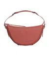 By Far Gib Crocodile-embossed Shoulder Bag In Brown