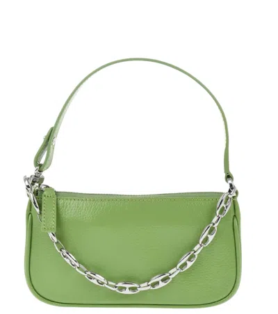 By Far Green Rachel Mini Shoulder Bag