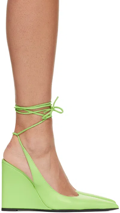 By Far Vaughn Wedge Green