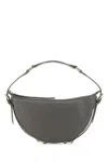 By Far Leather Shoulder Bag Featuring Crocodile Motif