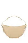By Far Cream Leather Gib Shoulder Bag In Yellow