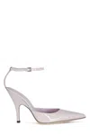 By Far Eliza 75mm Pointed-toe Pumps In Daw