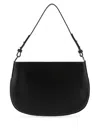 By Far Curved Silhouette Shoulder Bag In Black