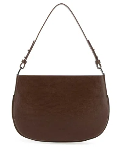 By Far Issa Shoulder Bag In Brown