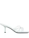 By Far Julie Criss-cross Sandals In White