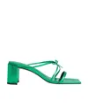 By Far June Muller Shoes In Green