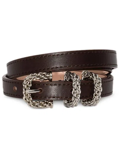 By Far Kat Belt In Brown