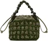 By Far Khaki Cass Bag In Mlg Military Green