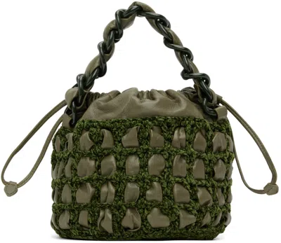 By Far Khaki Cass Bag In Mlg Military Green