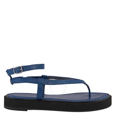 By Far Ladies Deep Blue Cece Sandals