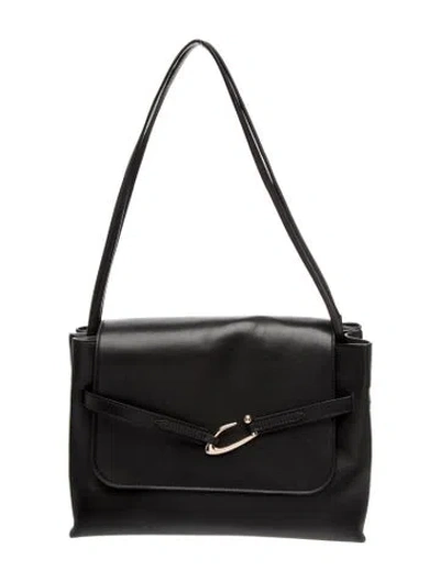 Pre-owned By Far Leather  Cora Small W/ Tags In Black