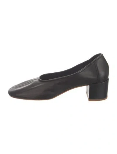 Pre-owned By Far Leather Pumps In Black