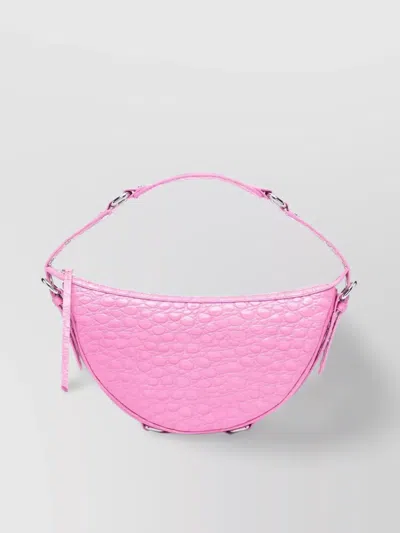 BY FAR LEATHER SHOULDER BAG ADJUSTABLE STRAP