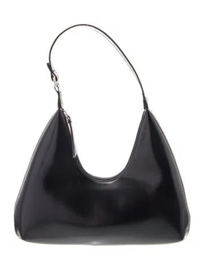 Pre-owned By Far Leather Top Handle Bag In Blue