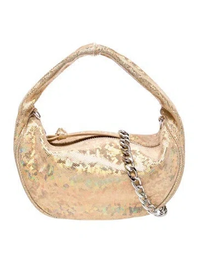 Pre-owned By Far Leather Top Handle Bag In Neutral