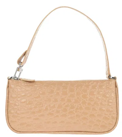 By Far Light Brown Rachel Medium Shoulder Bag In Neutral