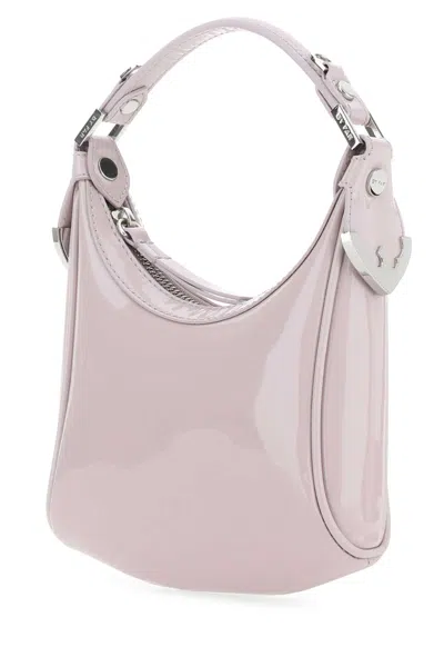 By Far Lilac Leather Cosmo Handbag In Grey