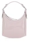 By Far Leather Cosmo Bag With Chain Strap Detail In Purple