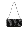 By Far Logo Details Shoulder Bag In Black
