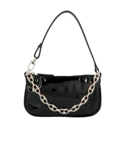 By Far Logo Handbag In Black