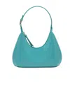 By Far Logo Handbag In Blue