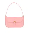 By Far Logo Handbag In Pink