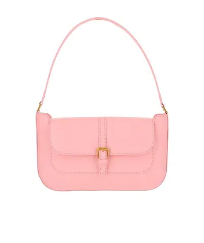 By Far Logo Handbag In Pink