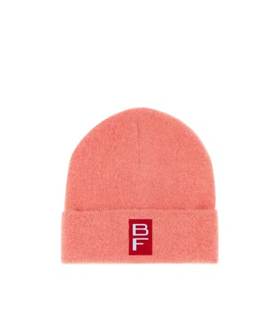 By Far Logo Patch Ribbed Beanie