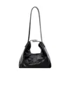 By Far Logo Shoulder Bag In Black